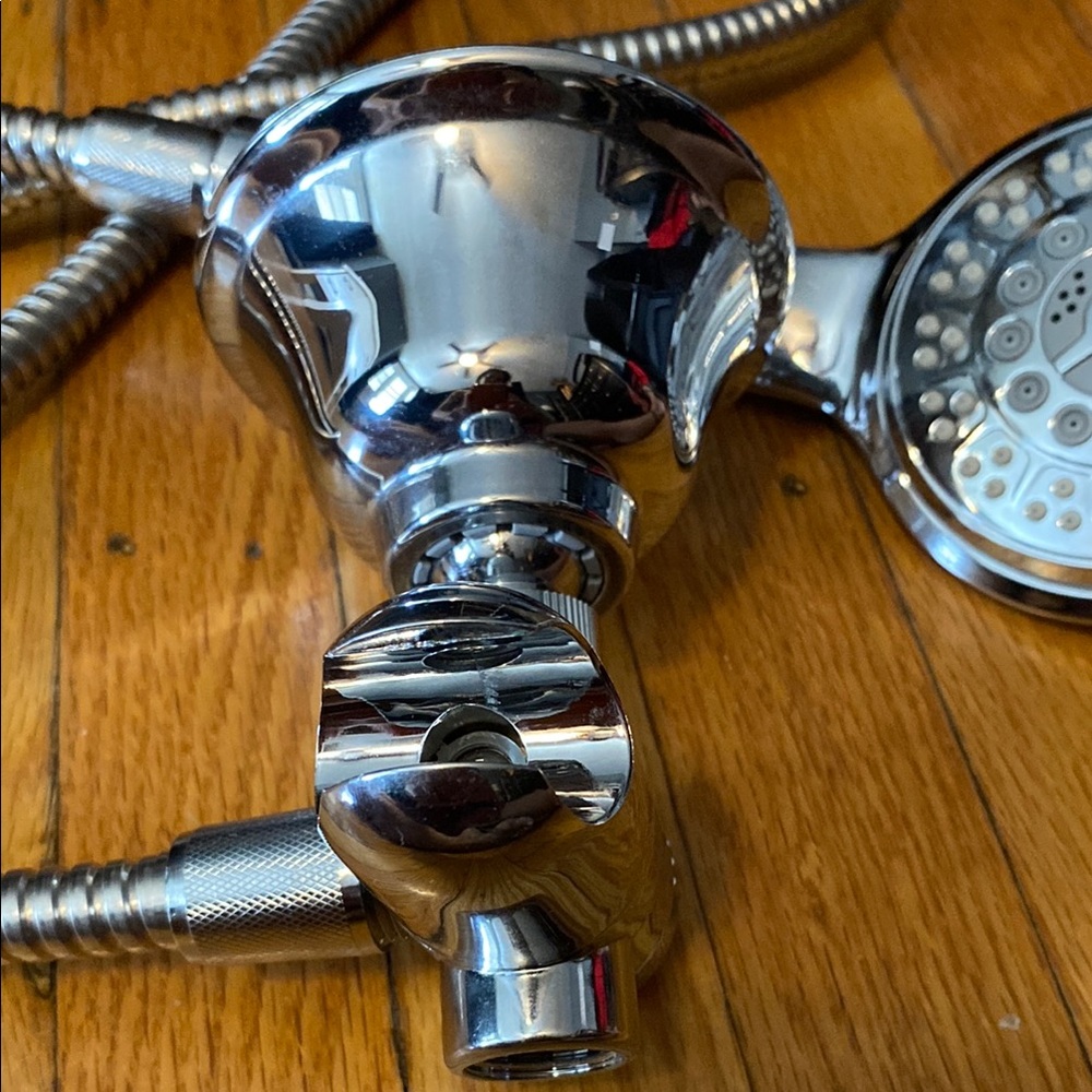 Chrome hand held & head Bathroom shower set Accessories new no box - Picture 4 of 11